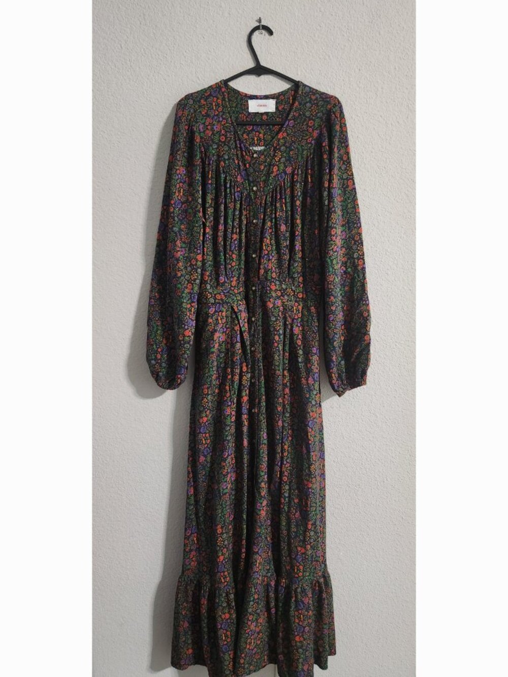 Xirena Esme Maxi Dress Floral Print Women’s Navy Blue Multi size small - Picture 2 of 10